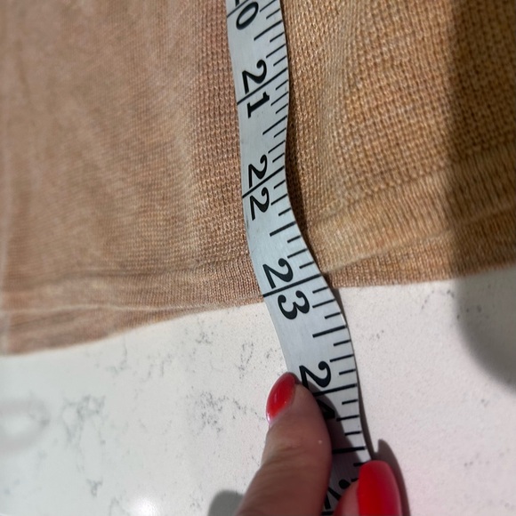 Talbots Mocha Cowl Neck Sweater 3/4 Length Sleeve Women’s Size Petite Small - Picture 10 of 12